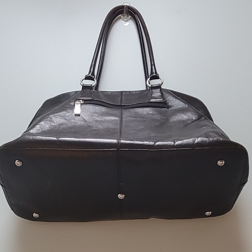 HOBO | BLACK LEATHER SATCHEL BAG - Picture 4 of 8